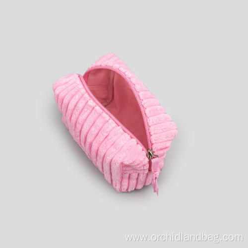 Plush Pink Cosmetic Bag